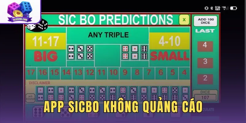 App Sicbo Không Quảng Cáo