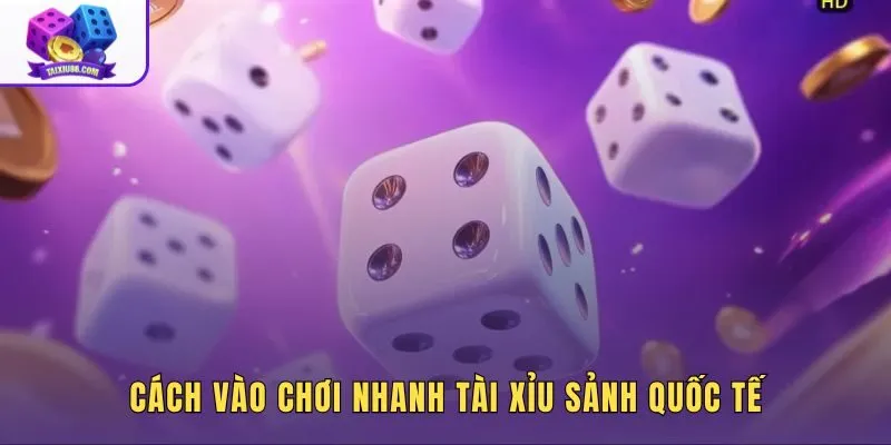 Tài xỉu sảnh quốc tế và quy trình vào bàn nhanh